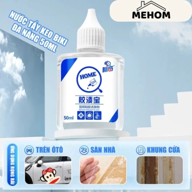 Nước tẩy keo Biki HOME đa năng - Xóa keo, băng dính, sticker, giấy dán tường, son, chỉ 49.000đ 4