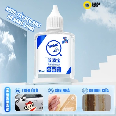 Nước tẩy keo Biki HOME đa năng – Xóa vết keo, băng dính, sticker, giấy dán tường, vết son, kẹo cao su, giá 55.000đ