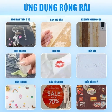 Nước tẩy keo Biki HOME đa năng – Xóa vết keo, băng dính, sticker, giấy dán tường, vết son, kẹo cao su, giá 55.000đ