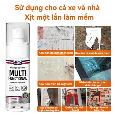 Nước Tẩy Keo Siêu Tốc Bỏ Keo 502, Súng Bắn, Decal Cứng trong 10s, Hiệu Quả Ngay