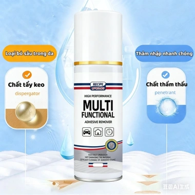Nước Tẩy Keo Siêu Tốc Bỏ Keo 502, Súng Bắn, Decal Cứng trong 10s, Hiệu Quả Ngay