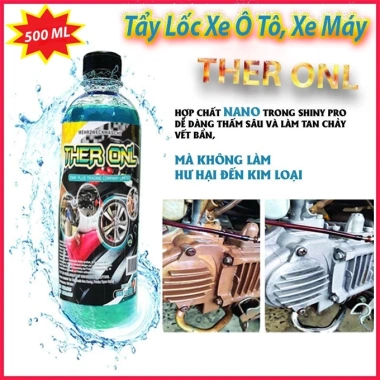 Nước Tẩy Lốc Máy Xe, Ô Tô THER ONL 500ml - Xóa ố vàng, dầu mỡ, giảm giá 65k 2