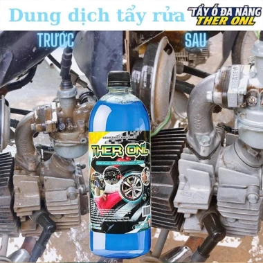 Nước Tẩy Lốc Máy Xe, Ô Tô THER ONL 500ml - Xóa ố vàng, dầu mỡ, giảm giá 65k 7
