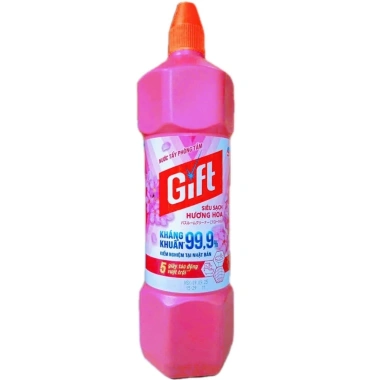 Nước tẩy nhà tắm Gift Siêu Sạch Bạc Hà 900ml - Giảm giá 46.000 đồng, sạch bám bẩn