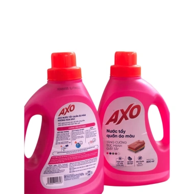 Nước Tẩy Quần Áo Màu AXO 400ml 800ml Giảm Giá 34.000đ Giặt Sạch Bảo Vệ Màu Không Phai