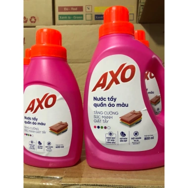Nước Tẩy Quần Áo Màu AXO 400ml 800ml Giảm Giá 34.000đ Giặt Sạch Bảo Vệ Màu Không Phai