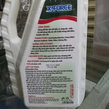 Nước Tẩy Rêu Mốc X-FORCE Đa Năng 1Kg – Diệt Nấm Mốc, Đánh Bay Rêu Rong Nhanh, Giá 66.066₫