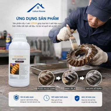 Nước tẩy rỉ sét LoTux Rust Remover cho sắt thép – Giảm oxi hoá, chỉ 69.000 VNĐ 3