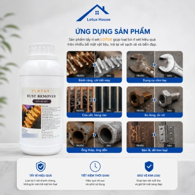 Nước tẩy rỉ sét LoTux Rust Remover cho sắt thép – Giảm oxi hoá, chỉ 69.000 VNĐ 8