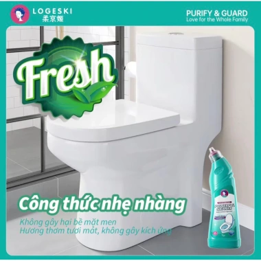 Nước Tẩy Rửa Bồn Cầu Logeski 500ml - Kiềm, không hư hại men sứ, gạch vệ sinh, giá 61.900 7