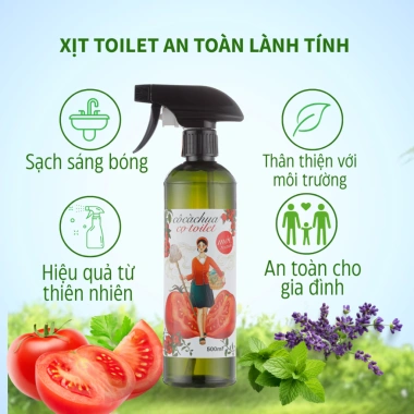 Nước Tẩy Rửa Bồn Cầu Toilet 500ml Xanh Herbal MT - Khử Mùi Bạc Hà Oải Hương, Tẩy Sạch Giá Ưu Đãi 117.760₫ 5