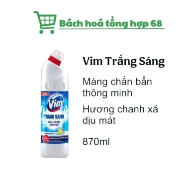 Nước tẩy rửa bồn cầu và nhà tắm Vim 880ml - Diệt 99,9% vi khuẩn, giá chỉ 38.000 VND 6