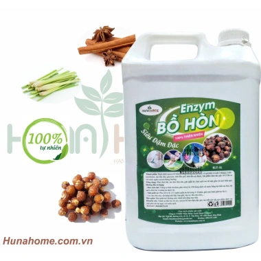 Nước tẩy rửa đa năng Enzym Bồ Hòn 5l - Tẩy sạch mọi vết bám, giá ưu đãi 491.000₫ 2