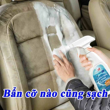 Nước Tẩy Rửa Da Ô Tô – Xóa vết bẩn, dầu mỡ, bụi bám trên vô lăng & ghế da nhanh chóng, giá chỉ 57.820 VND
