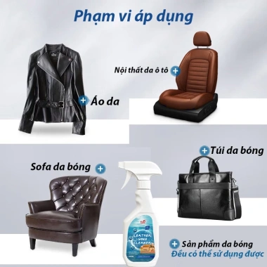 Nước Tẩy Rửa Da Ô Tô – Xóa vết bẩn, dầu mỡ, bụi bám trên vô lăng & ghế da nhanh chóng, giá chỉ 57.820 VND 5 Nước Tẩy Rửa Da Ô Tô – Xóa vết bẩn, dầu mỡ, bụi bám trên vô lăng & ghế da nhanh chóng, giá chỉ 57.820 VND 5
