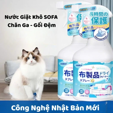 Nước tẩy rửa giặt khô 500ml - Sạch vết bẩn chăn ga, nệm, ghế sofa - 65.000đ