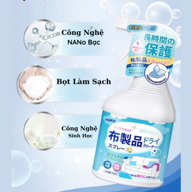 Nước tẩy rửa giặt khô 500ml - Sạch vết bẩn chăn ga, nệm, ghế sofa - 65.000đ