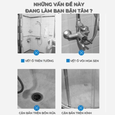 Nước Tẩy Rửa Nhà Tắm SMARTIX 500ml Đa Năng - Tẩy Vết Ố, Cặn Canxi, Diệt Khuẩn, Khử Mùi