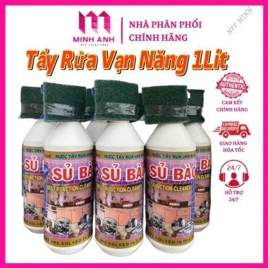 Nước tẩy rửa vạn năng Hoả Tốc 1.000ml - Tặng cước chùi đa năng, giá chỉ 75.800đ, cũ thành mới
