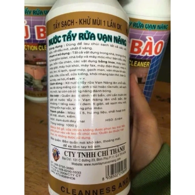 Nước tẩy rửa vạn năng Hoả Tốc 1.000ml - Tặng cước chùi đa năng, giá chỉ 75.800đ, cũ thành mới