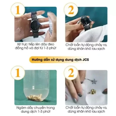 Nước Tẩy Rửa Vàng Bạc Trang Sức 500ml - Làm Bóng, Làm Mới, Giá Ưu Đãi 20.918 VND 6
