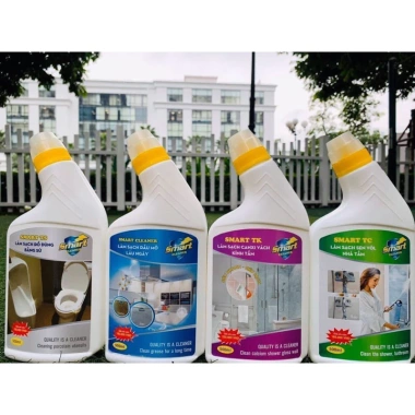 Nước tẩy sứ SMART TS 500ml - Tẩy sạch ố vàng, cặn bẩn bồn cầu, chậu rửa, gạch men - 184k