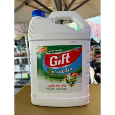 Nước tẩy toilet, bồn cầu, nhà tắm 4 lít - Giảm giá 20% Gift, sạch sâu, khử mùi