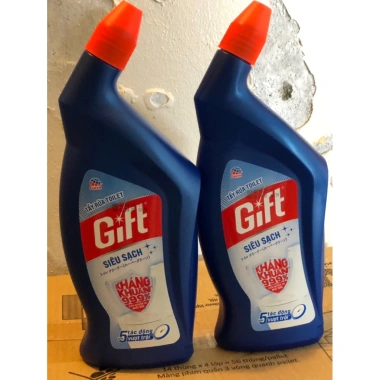 Nước Tẩy Toilet Gift Siêu Sạch 600ml - Khử mùi, Diệt vi khuẩn, Giá 35.000đ giảm từ 44.450đ 3