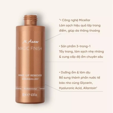 Nước tẩy trang 3 trong 1 Magic Finish 200ml - Dưỡng ẩm, làm sạch sâu, Giá giảm 688k 3