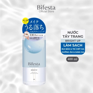 Nước tẩy trang BIFESTA Micellar Brightup 400ml - Sáng da, làm sạch sâu, chỉ 194.400 VND 2