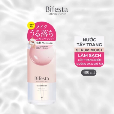 Nước tẩy trang BIFESTA Micellar Moist 400ml Dưỡng ẩm, làm sạch sâu, giá 194.400đ 2 Nước tẩy trang BIFESTA Micellar Moist 400ml Dưỡng ẩm, làm sạch sâu, giá 194.400đ 2