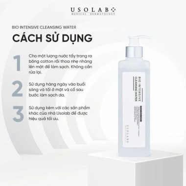 Nước tẩy trang BIO INTENSIVE CLEANSING WATER 500ml Salon Size giá ưu đãi 1.540.000đ, làm sạch sâu, dưỡng ẩm nhẹ