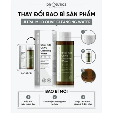 Nước Tẩy Trang DrCeutics Olive 500ml Dịu Nhẹ, Cấp Ẩm, Giá Ưu Đãi 114k 4