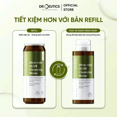 Nước Tẩy Trang DrCeutics Olive 500ml Dịu Nhẹ, Cấp Ẩm, Giá Ưu Đãi 114k 5