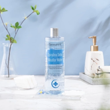 Nước tẩy trang Pharmaform Spirulina Sebo Micellar 500ml - Kiểm soát bã nhờn, Giá 319.000₫