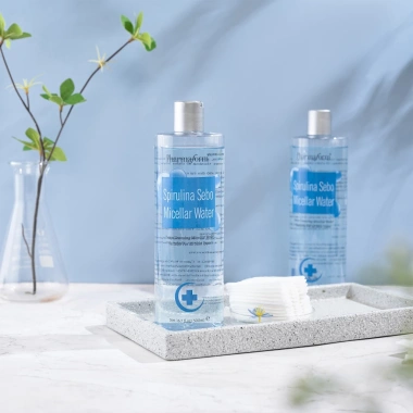 Nước tẩy trang Pharmaform Spirulina Sebo Micellar 500ml - Kiểm soát bã nhờn, Giá 319.000₫
