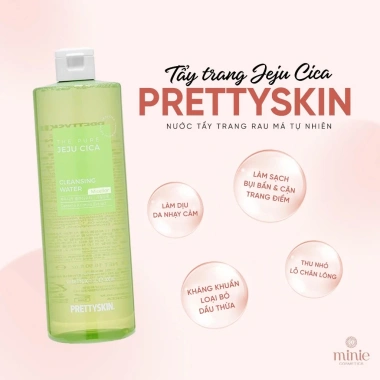 Nước Tẩy Trang Pretty Skin Cleansing Water 500ml - Bộ 3 mới, giảm giá tới 300k