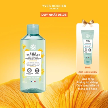 Nước tẩy trang Yves Rocher Pure Camomile – Dịu nhẹ, cân bằng da nhạy cảm, giảm giá 540.000 VND