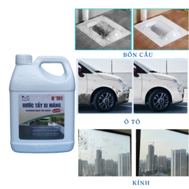 Nước tẩy xi măng HT01 1.8L - Tẩy ron gạch mạnh, tặng pad chà, giảm giá 147.999 VND