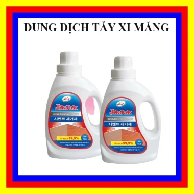 Nước Tẩy Xi Măng Việt Hàn Siêu Sạch 1L - Tẩy Vết Ố Gạch và Tường, Giá 101k 2 Nước Tẩy Xi Măng Việt Hàn Siêu Sạch 1L - Tẩy Vết Ố Gạch và Tường, Giá 101k 2