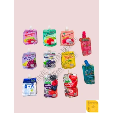 Nước thạch trái cây Jele Beauti Thái Lan - Thùng 36 gói, lô mới SX tại Việt Nam, giá ưu đãi 385.000đ