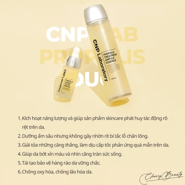 Nước Thần Keo Ong CNP 100-150ml - Phục hồi, ngừa lão hoá, căng bóng, cấp ẩm, giảm thâm nám | Cherry Beauty 215k 3