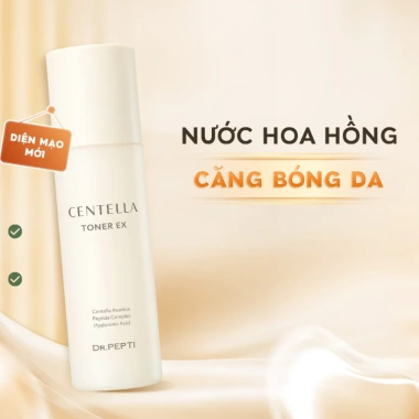 Nước Thần Siêu Căng Bóng Centella Toner EX Dr.Pepti 180ml Mẫu Mới Giá 389k Giảm 474k 4 Nước Thần Siêu Căng Bóng Centella Toner EX Dr.Pepti 180ml Mẫu Mới Giá 389k Giảm 474k 4