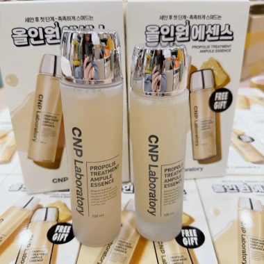 Nước Thần Toner Keo Ong CNP Propolis Ampule Essence - Ngừa Lão Hoá, Phục Hồi Da, Giảm Thâm Nám - Chỉ 145k