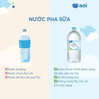 Nước thanh khiết pha sữa Aoi giữ trọn dưỡng chất - 350ml/500ml/1,5L giá ưu đãi 122.455₫ 4