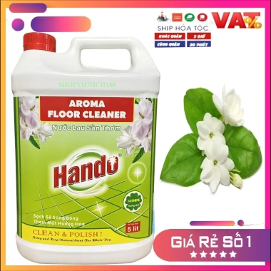 Nước thơm lau sàn Hando 5L hương nhài - sạch gọn, thơm lâu, giá chỉ 125.900₫ 6