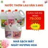 Nước thơm lau sàn TrueCare 3kg6 Giảm giá 79.000, nhà sạch mát hương hoa tươi