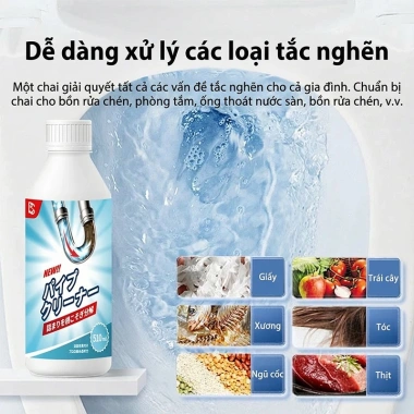 Nước Thông Tắc Cống Siêu Mạnh 510ml - Giải Quyết Nhanh Mọi Cản Trở