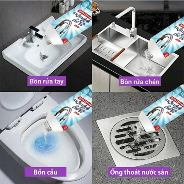 Nước Thông Tắc Cống Siêu Mạnh 510ml - Giải Quyết Nhanh Mọi Cản Trở