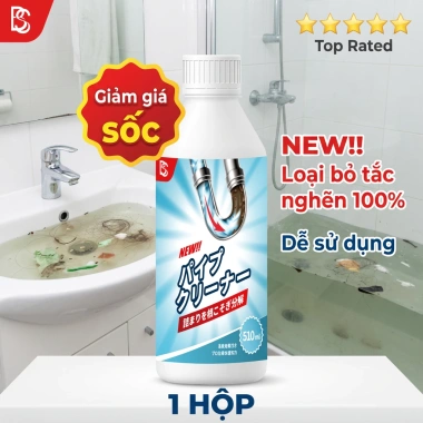 Nước Thông Tắc Cống Siêu Mạnh 510ml - Giải Quyết Nhanh Mọi Cản Trở